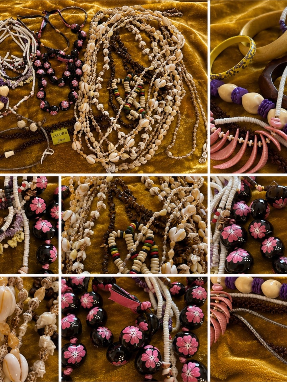 Large Vintage boho Style Jewelry Lot all wearable